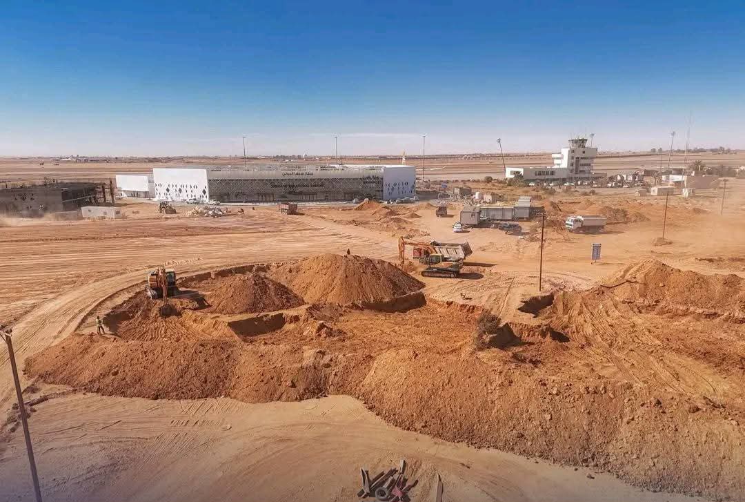 استكمال أعمال تطوير مطار سبها الدولي.